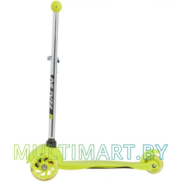 Самокат Novatrack Disco-Kids Basic 120H.DISCOKIDS.LM20 (лайм, 2020) картинка 3